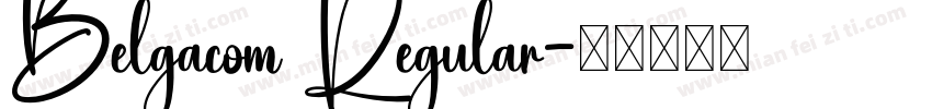 Belgacom Regular字体转换